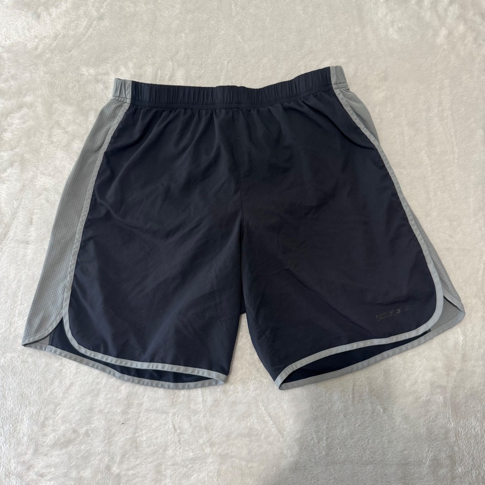 Patagonia‎ Men's Elastic Waist Pull On Running Athletic Shorts S Black Gray
